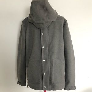 Zara Man Coat/Jacket with Hoodie